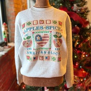 Apples & Spice Graphic Sweatshirt